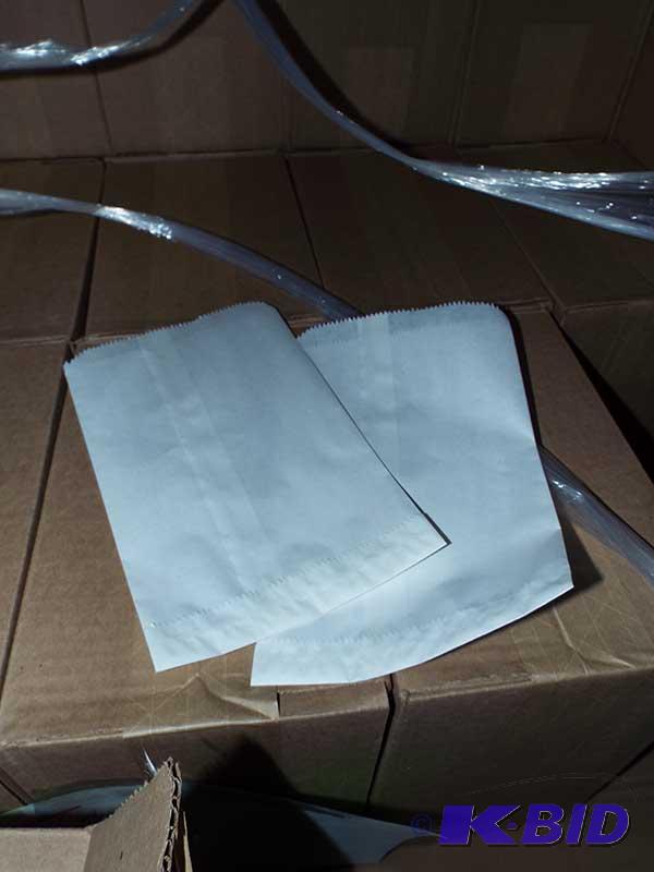White Flat Merchandise Bags