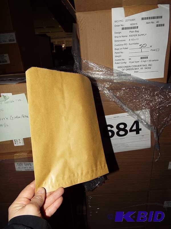 Golden Tan Merchandise Bags
