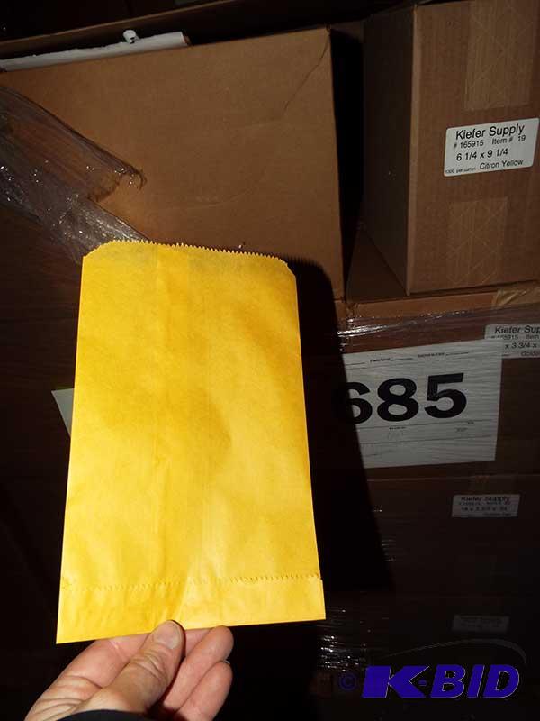 Golden Tan Merchandise Bags
