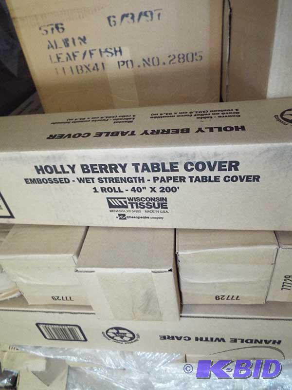 Holly Berry Table Rolls