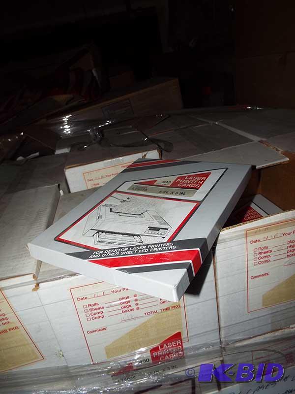 3 x 5 Laser Printer Cards