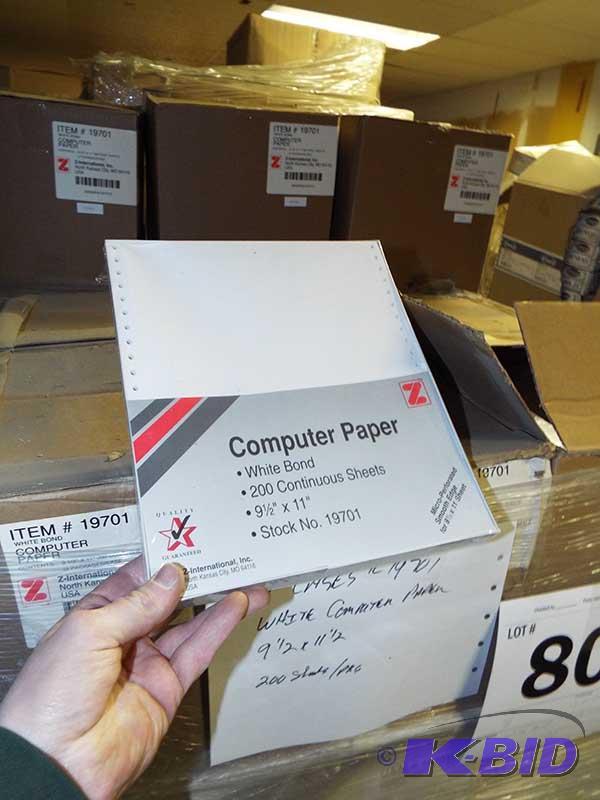 White Bond Computer Paper