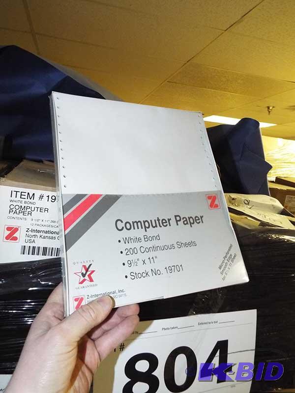 White Bond Computer Paper
