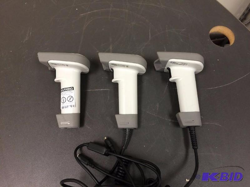 Lot of (3) PSC QS6000 Plus Barcode Scanners ...