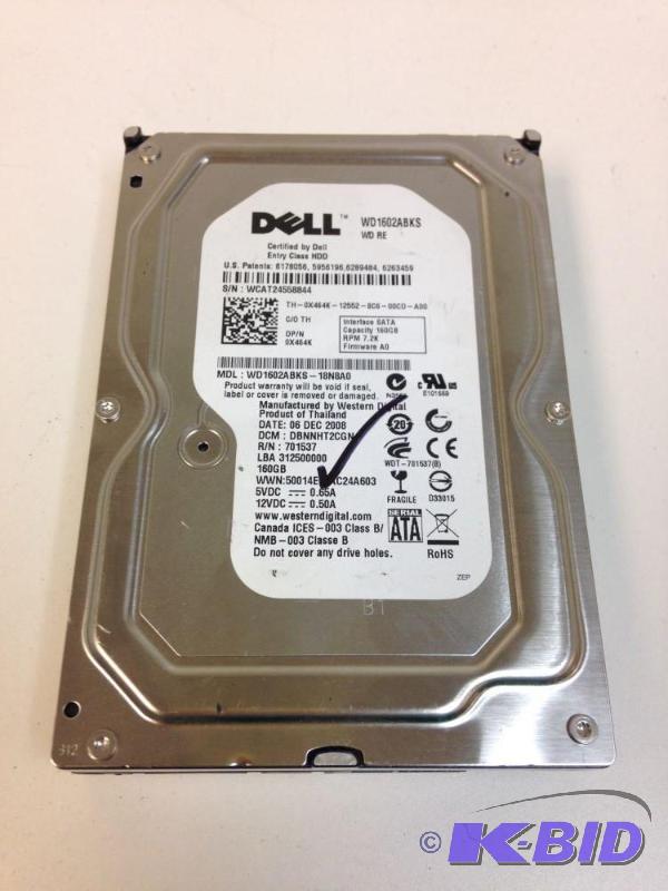 Dell 160GB Desktop Hard Drive Model WD1602AB...