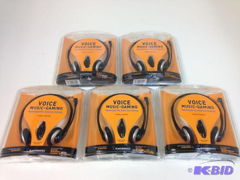Lot of (5) NEW Plantronics Voice Music &amp ...