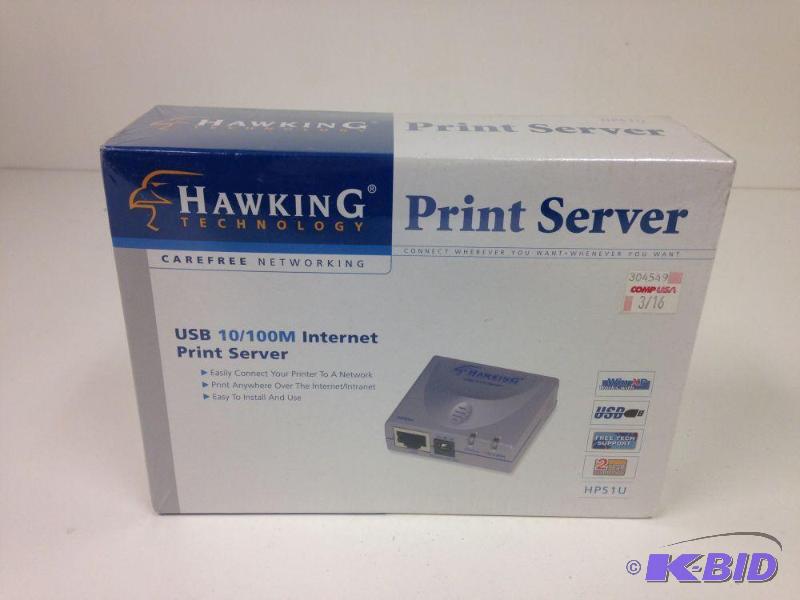 NEW Hawking Technology Print Server USB 101...