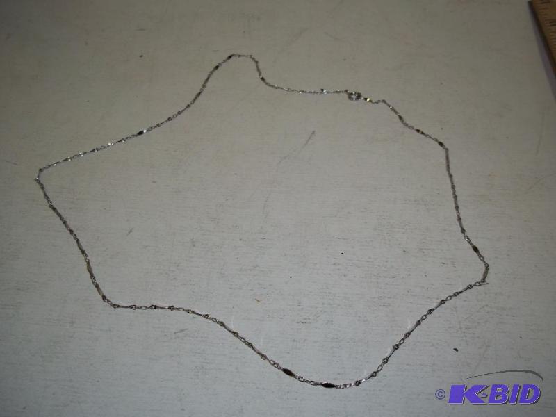 lot 100 image: Silver tone Necklace...