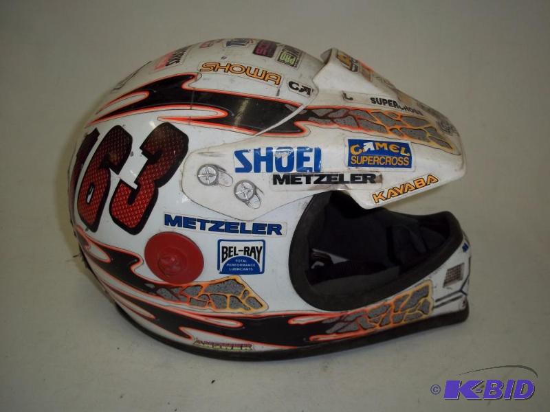 lot 130 image: Helmet with visor...