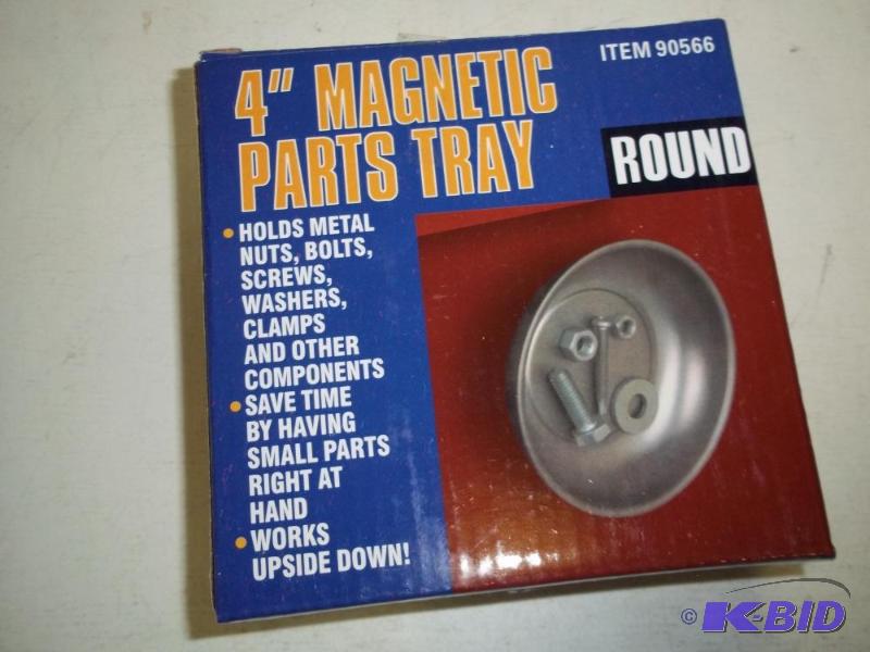 lot 56 image: NEW 4" Magnetic Parts Tray...