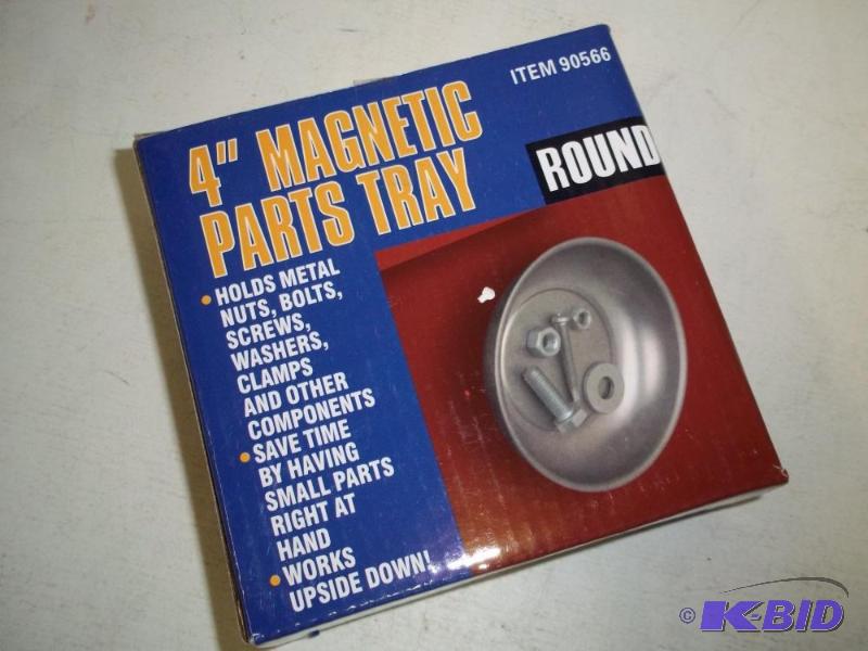 lot 57 image: NEW 4" Magnetic Parts Tray...