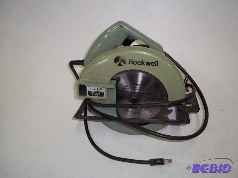 lot 6 image: Rockwell Circular Saw...