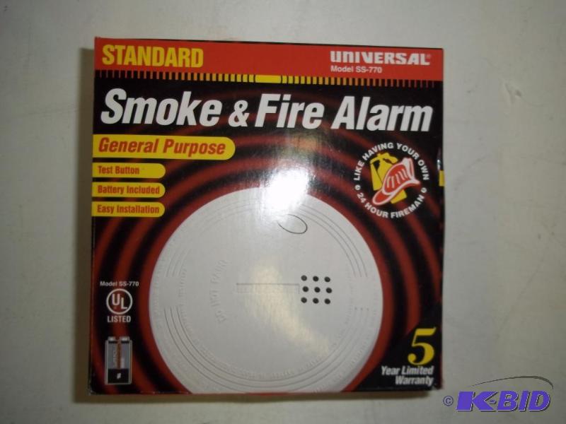 lot 73 image: New Standard Smoke and Fire Alarm...