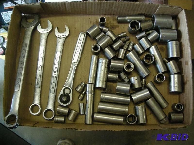 lot 14 image: Craftsman sockets & wrenches