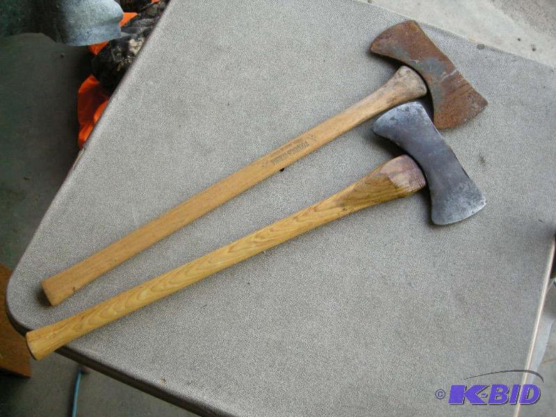 lot 53 image: 2 double edge axes