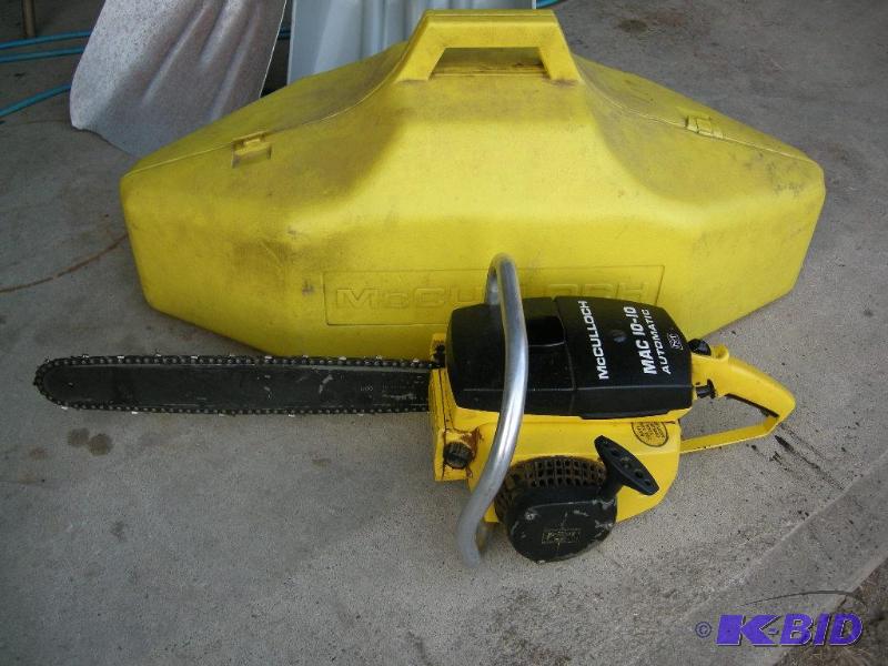 lot 54 image: McCulloch chainsaw