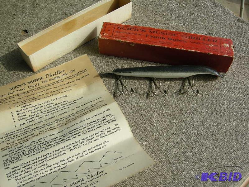 lot 72 image: Suicks Musky Thriller