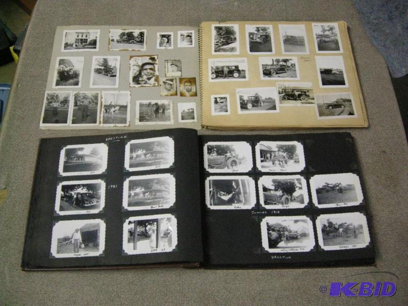 lot 90 image: Old scrapbookPhoto albums