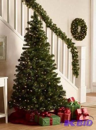 lot 12 image: alcove 3 pc Holiday Decor Set.  Clear Lights tested all work.  New in Box ready to store for Xmas