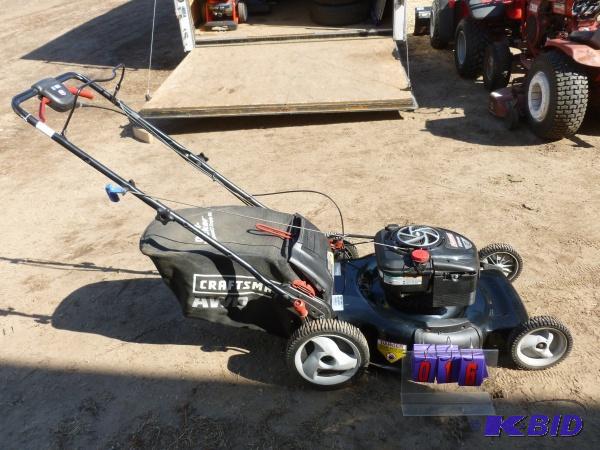 Craftsman 22 self propelled lawn mower with ...