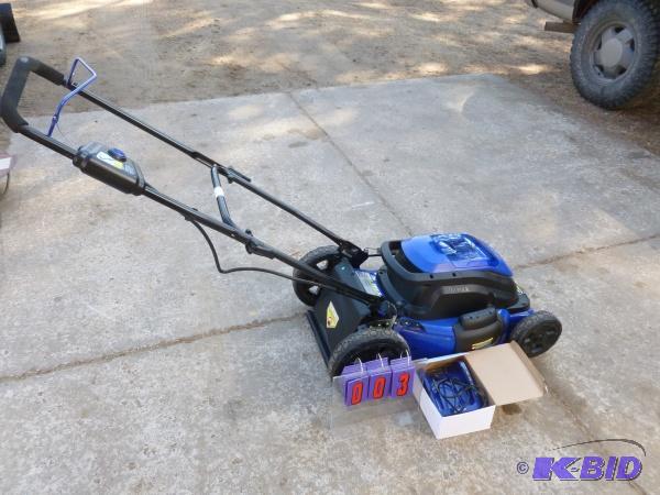 Kobalt 40 volt cordless lithium ion lawn mowe...