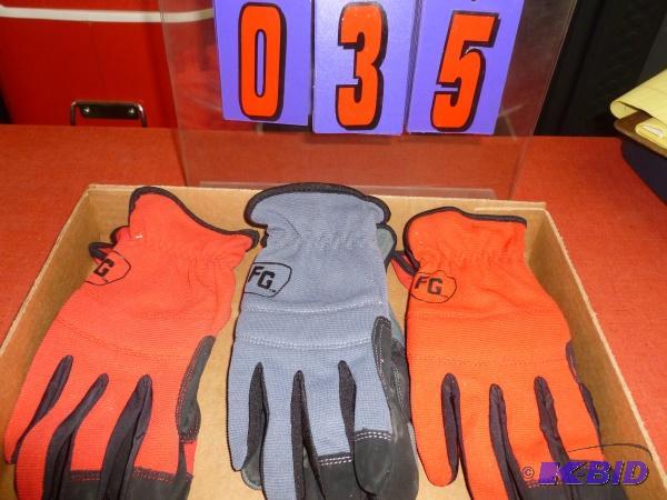 Flat of gloves. Size large. As shown. Terms. ...
