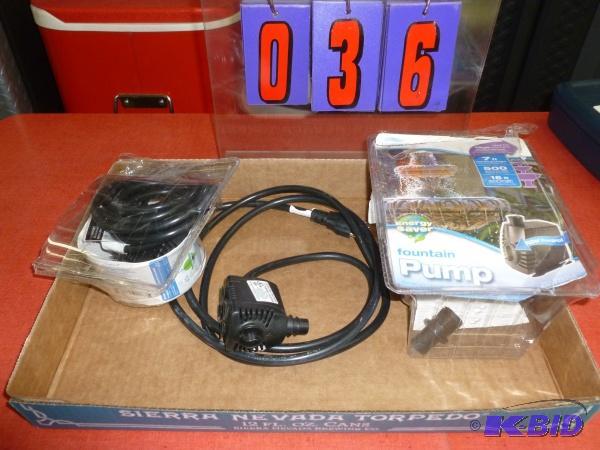 Flat with fountain pumps. As shown. Terms. Ca...
