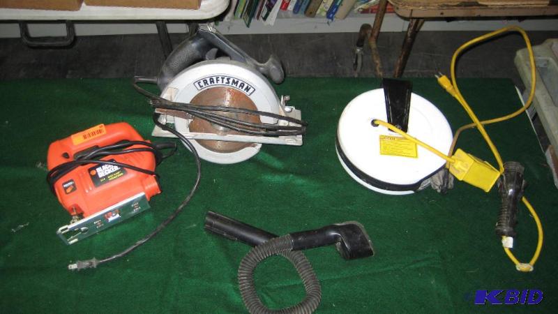 Craftsman Circular Saw, Black &amp Decker ji...