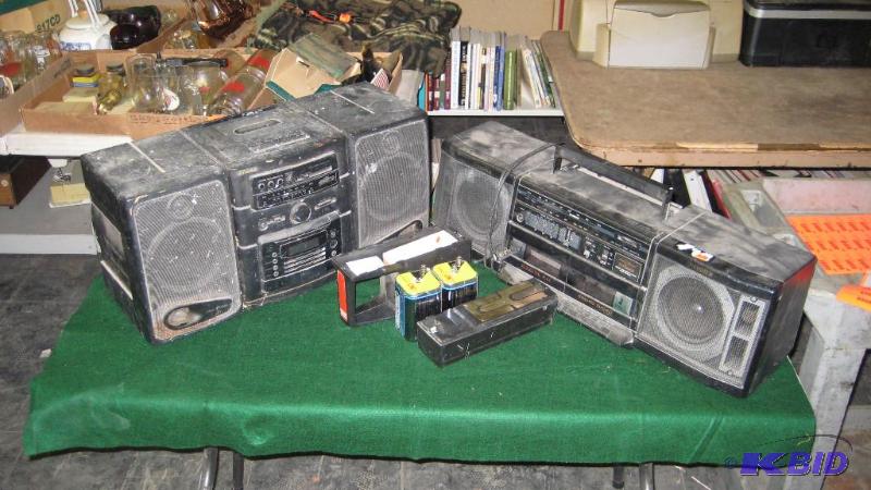 Boom Boxes and batteries...