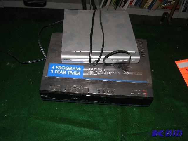 RCA VHS Player and DVD Player...
