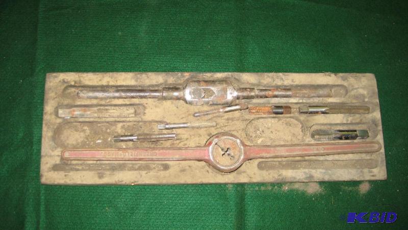 Old Die Set, marked Greenfield Mass....