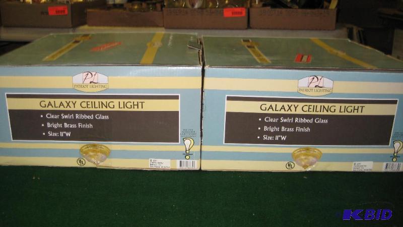 lot 251 image: Two Ceiling Light Fixtures...