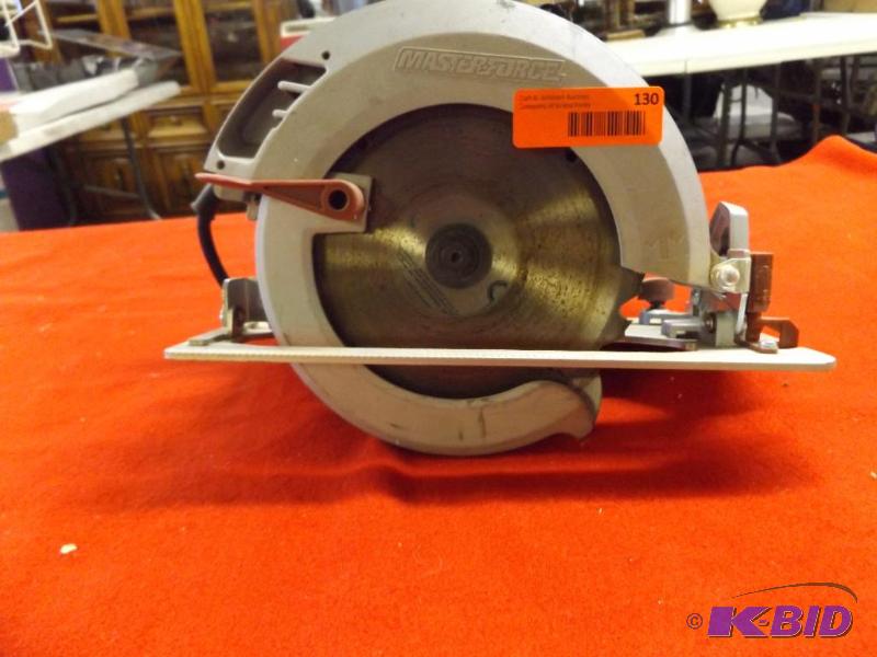 lot 130 image: MasterForce Circular Saw...