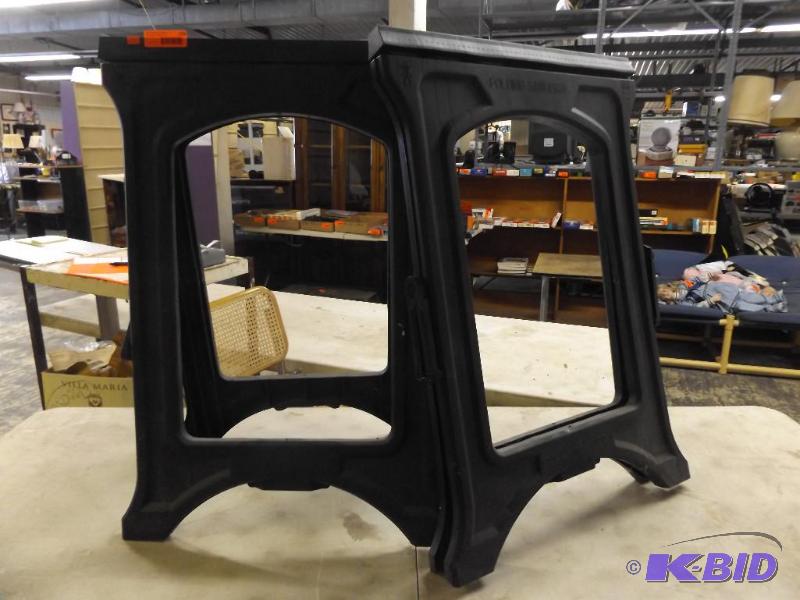 lot 159 image: Pair of Folding Saw Horses...