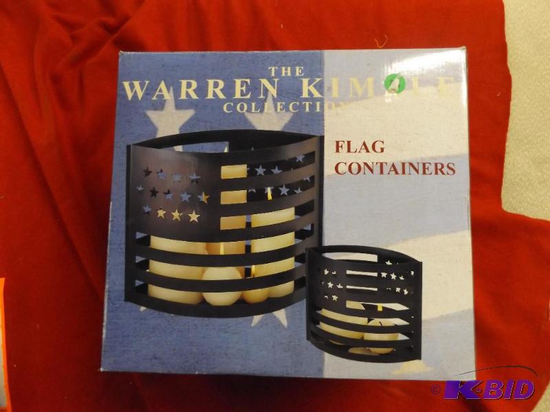 lot 170 image: The Warren Kimble Collection, Flag Containers...
