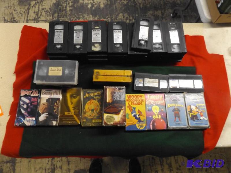 lot 266 image: 39 Star Trek The Next Generation VHS Tapes, p...
