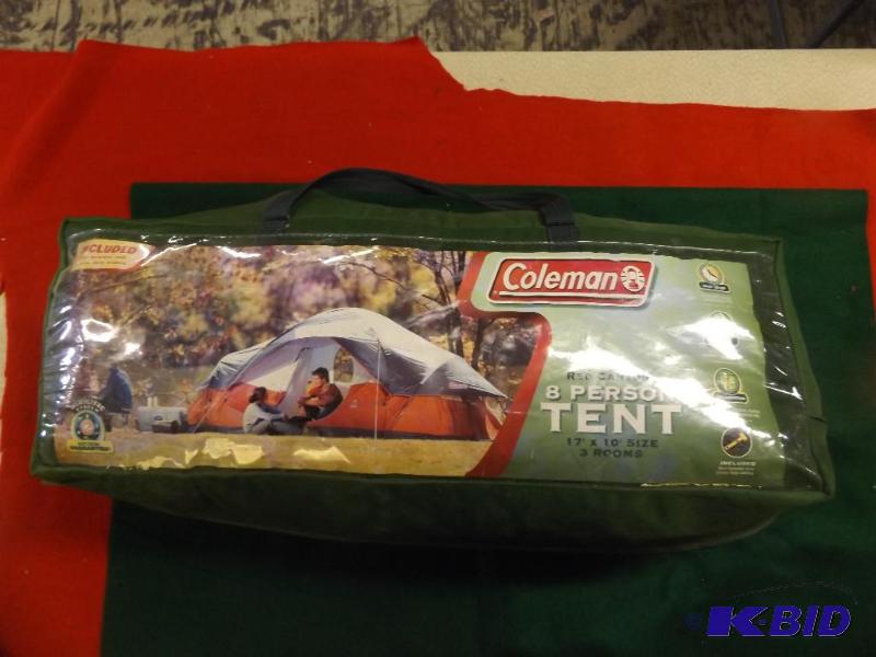 lot 71 image: 8 person Coleman Tent...