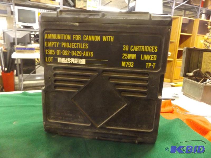 lot 95 image: Ammunition Box for Cannon...