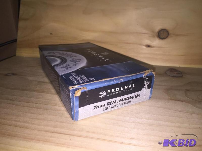 16 rounds of Federal Power Shock 7mm Mag, 150...
