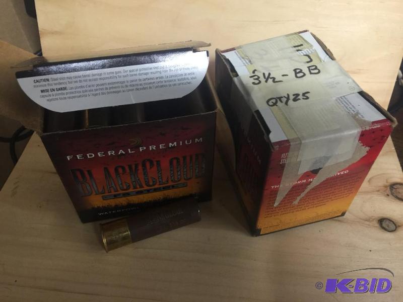 2 Boxes of 25 rounds each, 10 Ga Federal Blac...