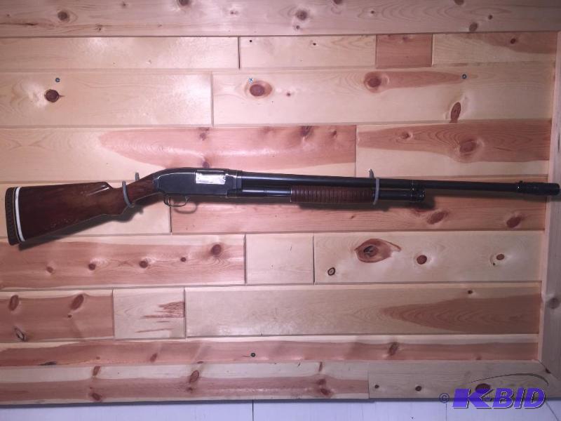 Winchester Model 12 pump shotgun with poly ch...