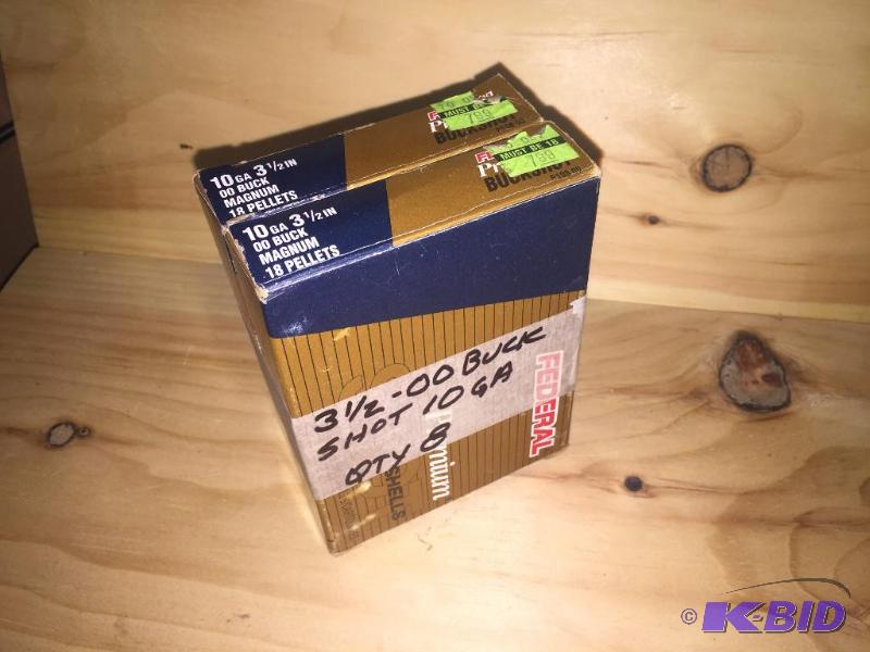 8 rounds of Federal Premium 10 GA, 3.5 inch 0...