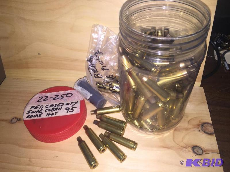95 pcs of Federal brass only, all brass has b...
