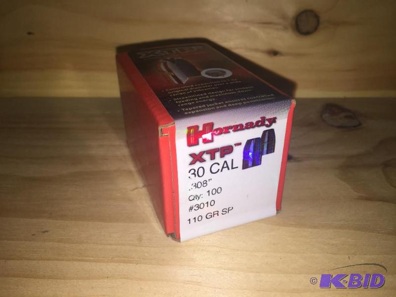 box of 100 .308 , 110 Gr Hornady SP Bullets...