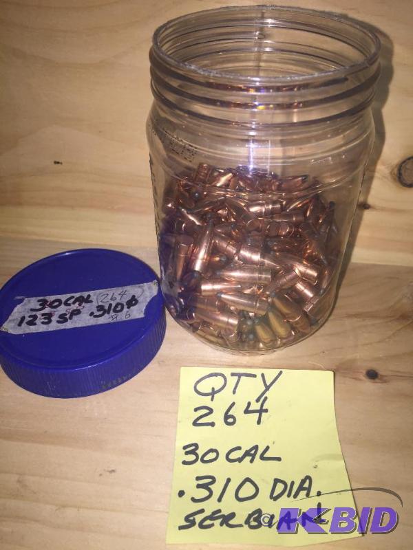 264 pcs of .310, 123 Gr SP Serbian bullets...