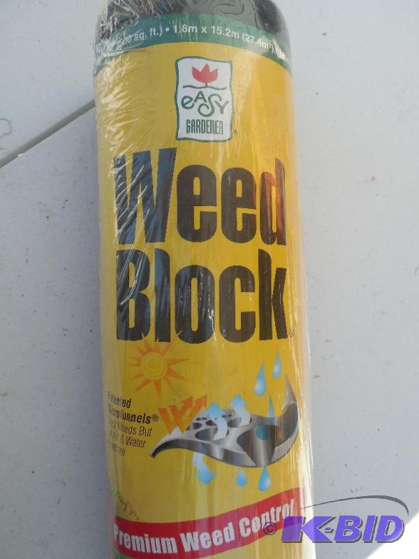5 Rolls of Weed Block Fabric
