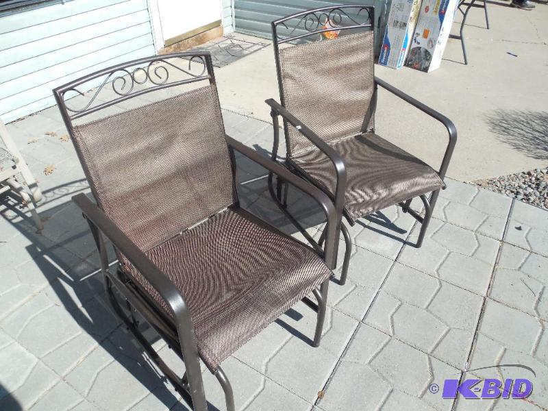 2 Glider patio Chairs