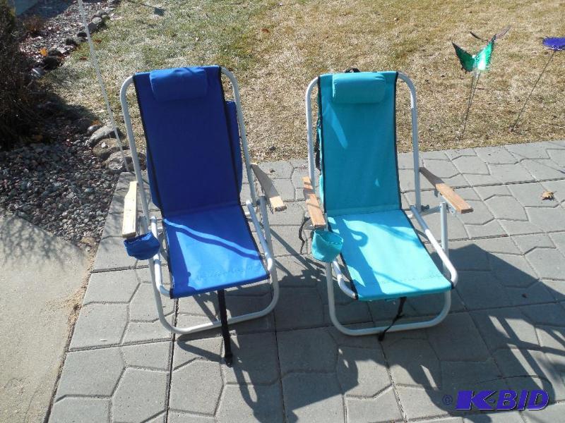 2 Backpack Lawn Chairs