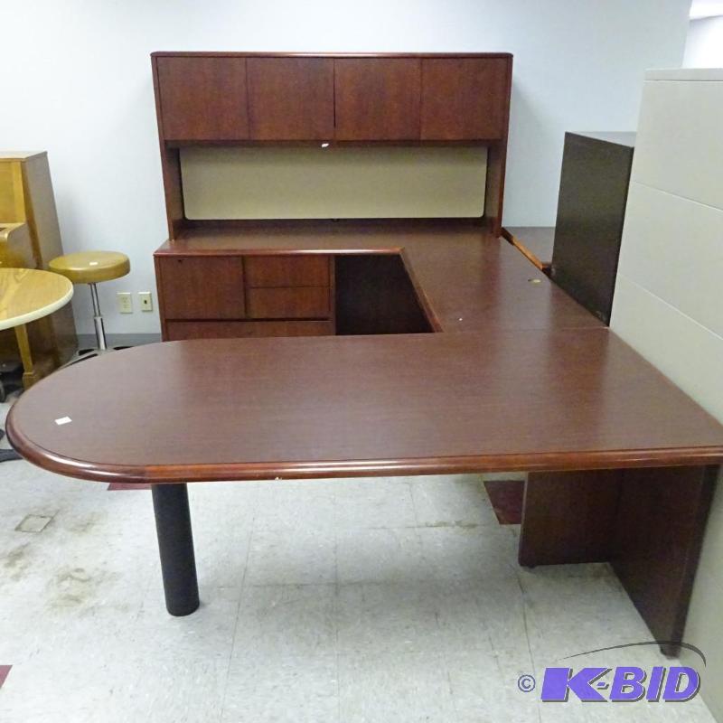 U Shaped Office Desk 4 Piece 4 Drawers 4 Door...