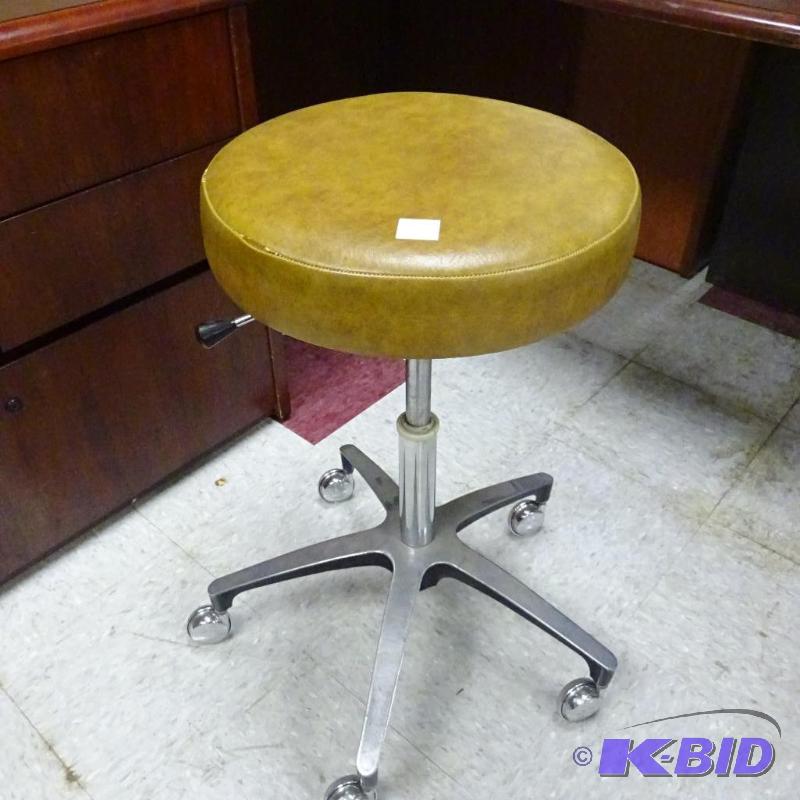 Adjustable Height Stool on Wheels...